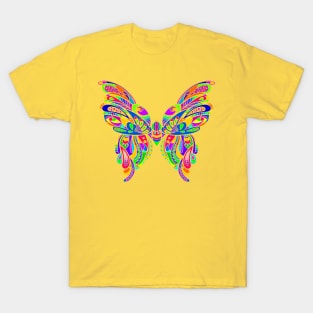 Colorful Butterfly Art T-Shirt